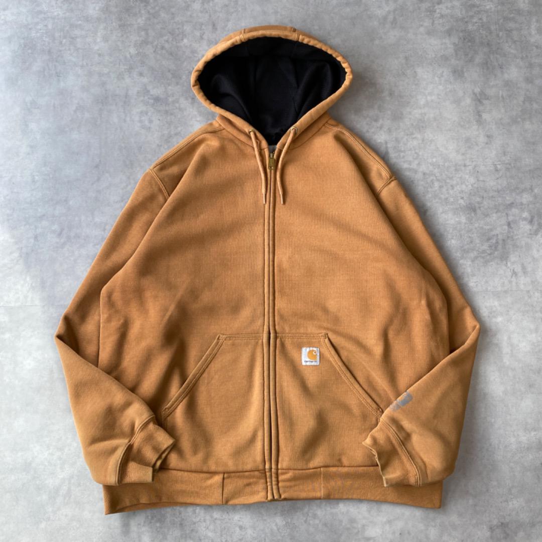 carhartt カーハート ジップパーカー アクティブ L 茶色 12677