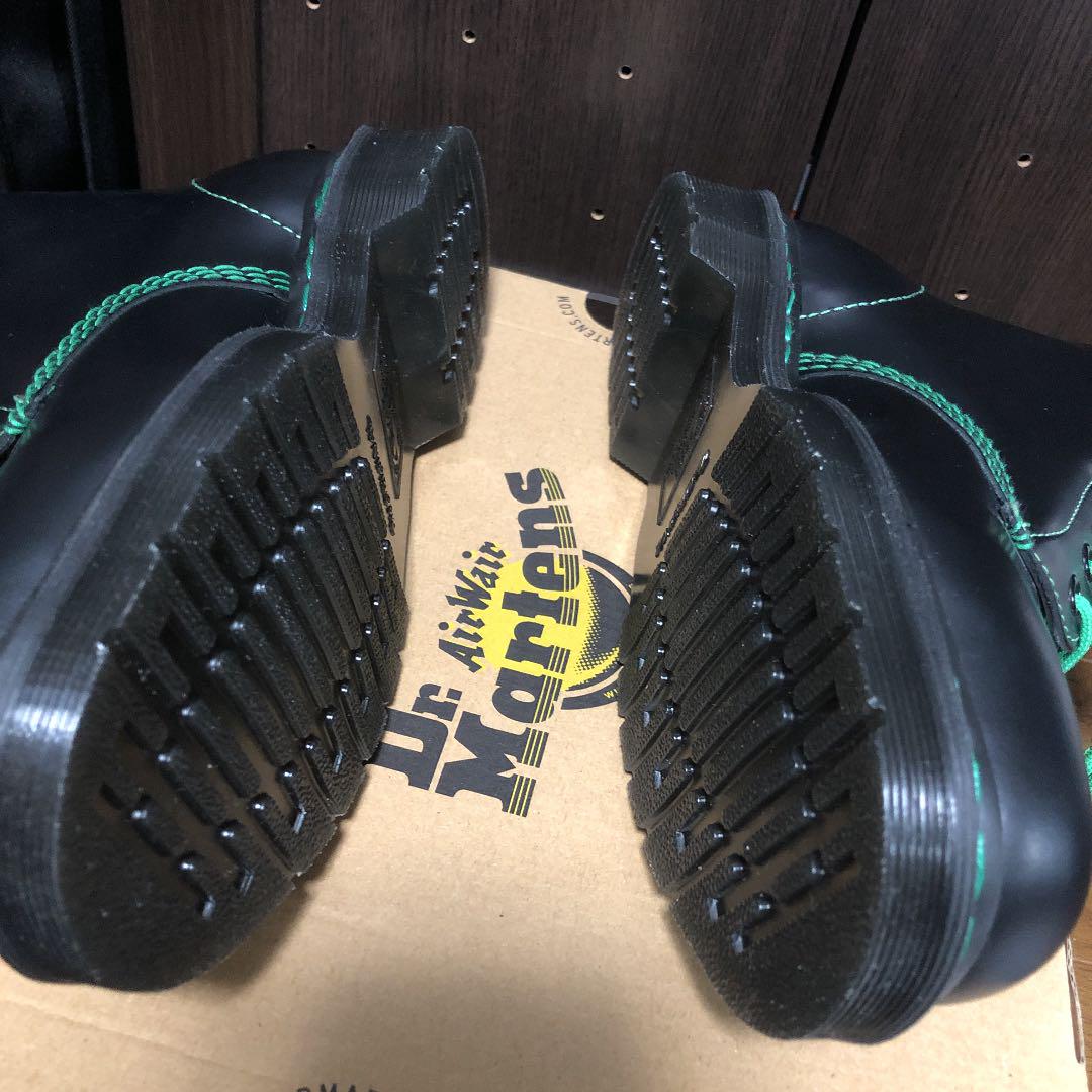 リヨン様専用 8ホール グリーンステッチ UK8 JN7uX-m57397218452 dr.martens 1460 特価再入荷