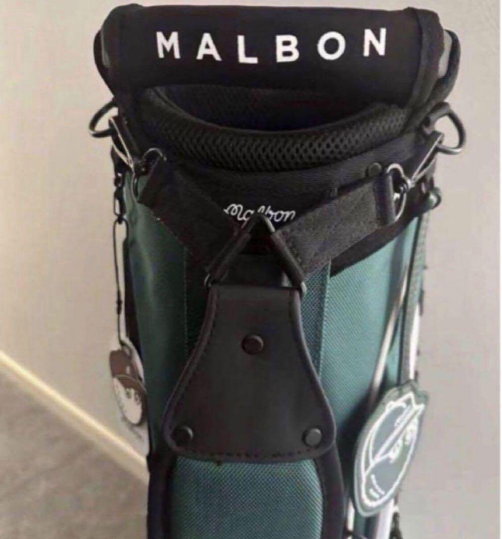 Malbon golf 新作マルボンゴルフ キャディバッグ スタンドバッグ 緑