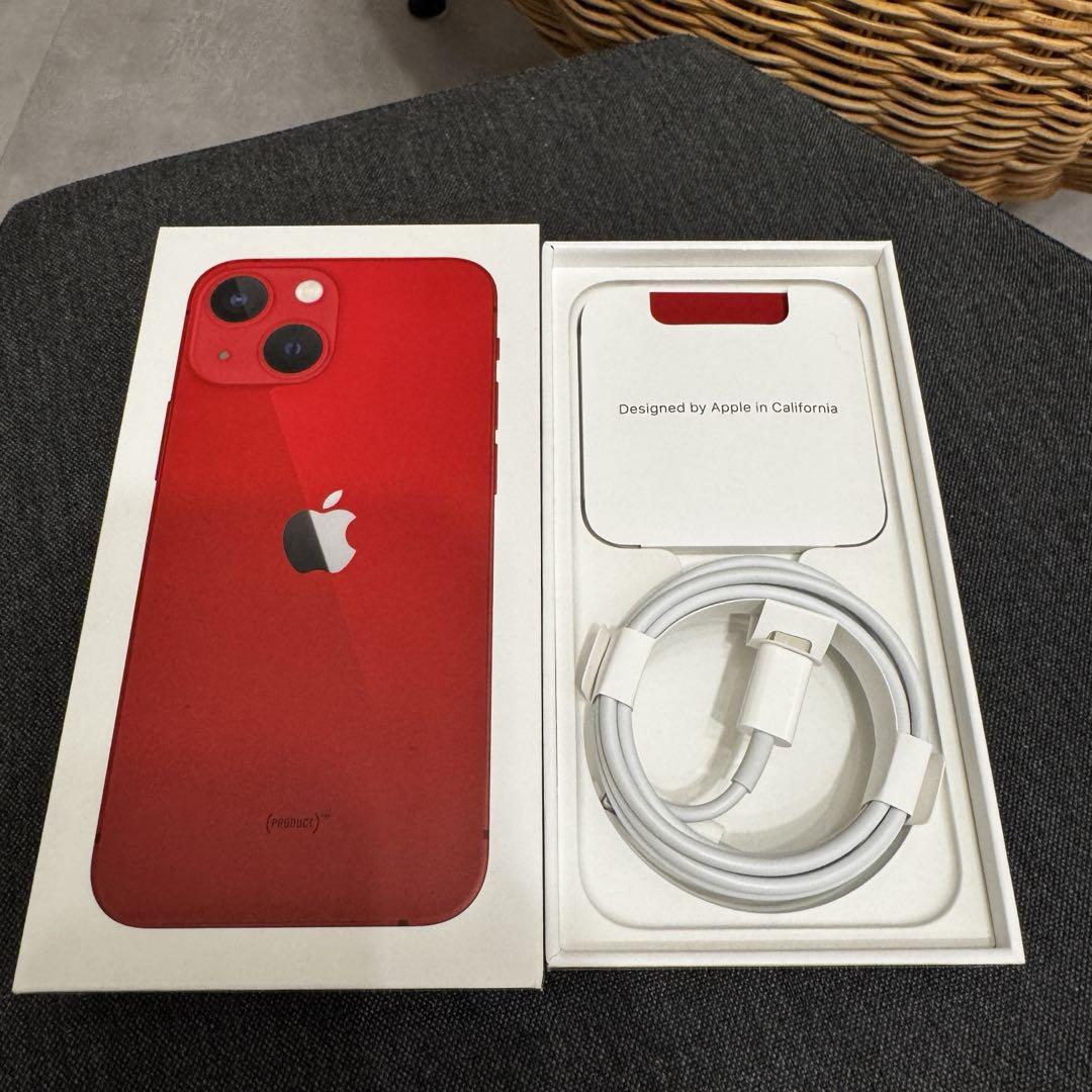 スマートフォン本体 iPhone13mini 256GB RED