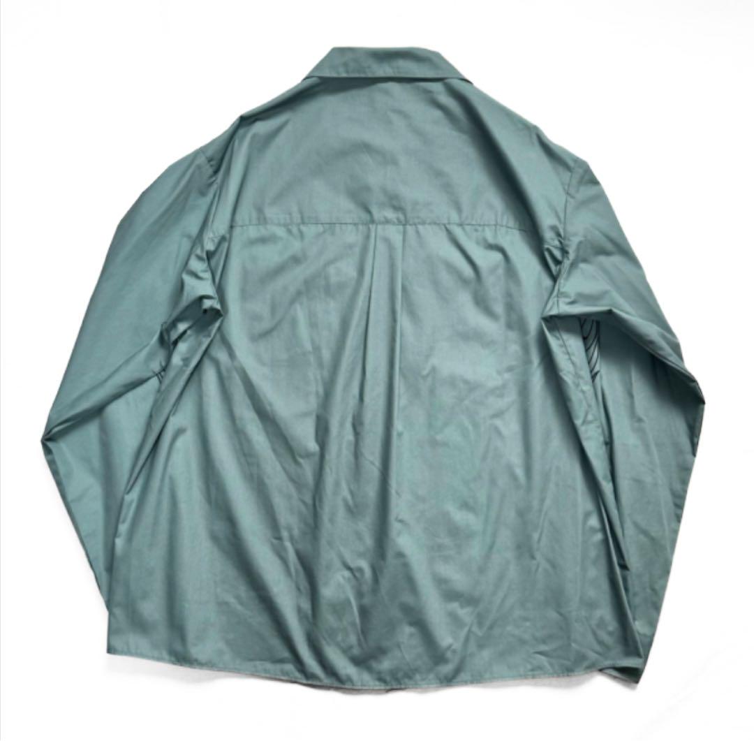 23AW　CHALLENGER　fire work shirt CHALLENGER/L/S FIRE WORK SHIRT（DARK GREEN）［ファイヤー