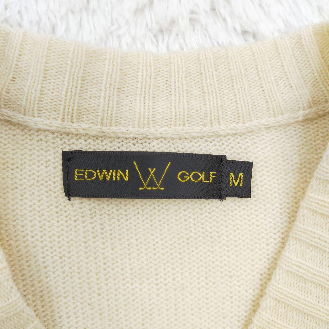 限定品格安 Coo様専用 美品 EDWIN GOLF ウール混 Vネック長袖ニット M TzP17-m57403680607 大特価新品