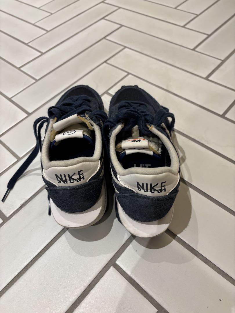 Nike sacai Fragment ネイビー スニーカー　23.0