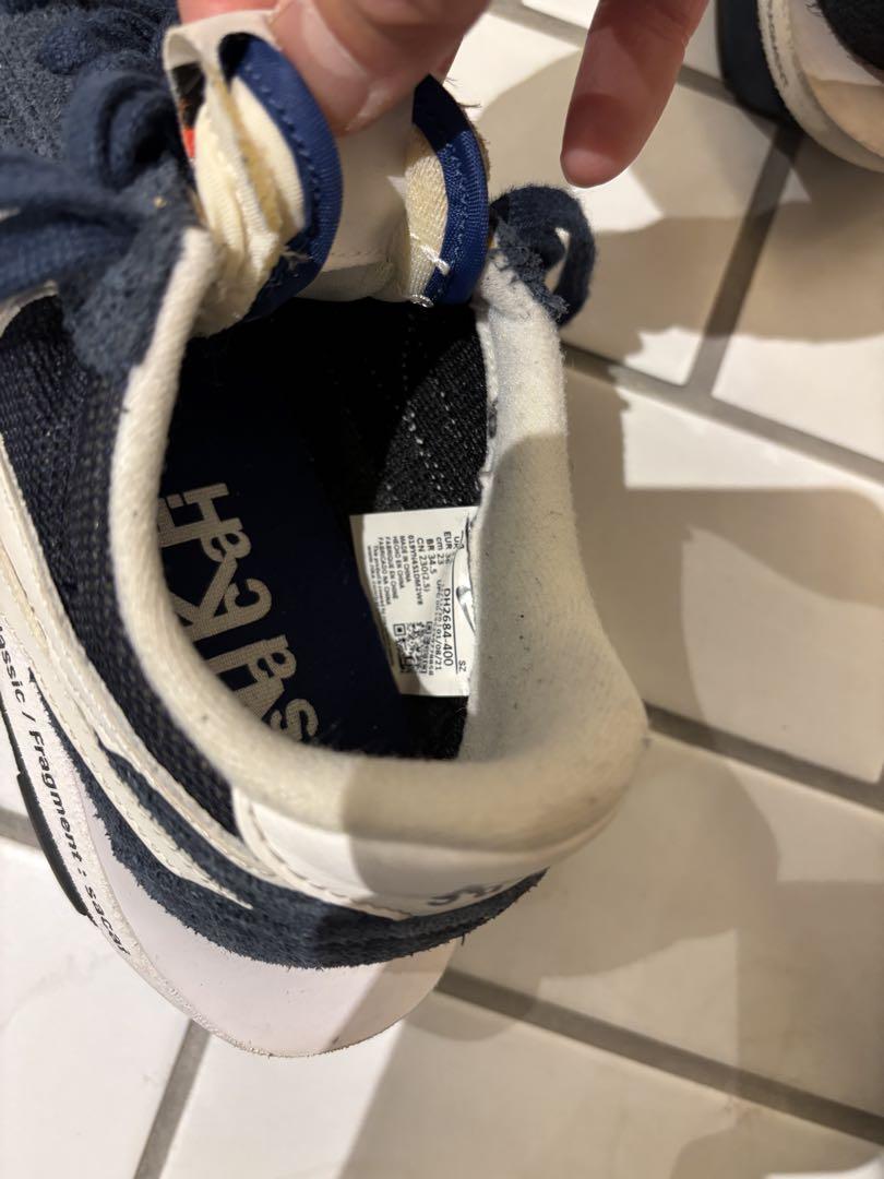 Nike sacai Fragment ネイビー スニーカー　23.0