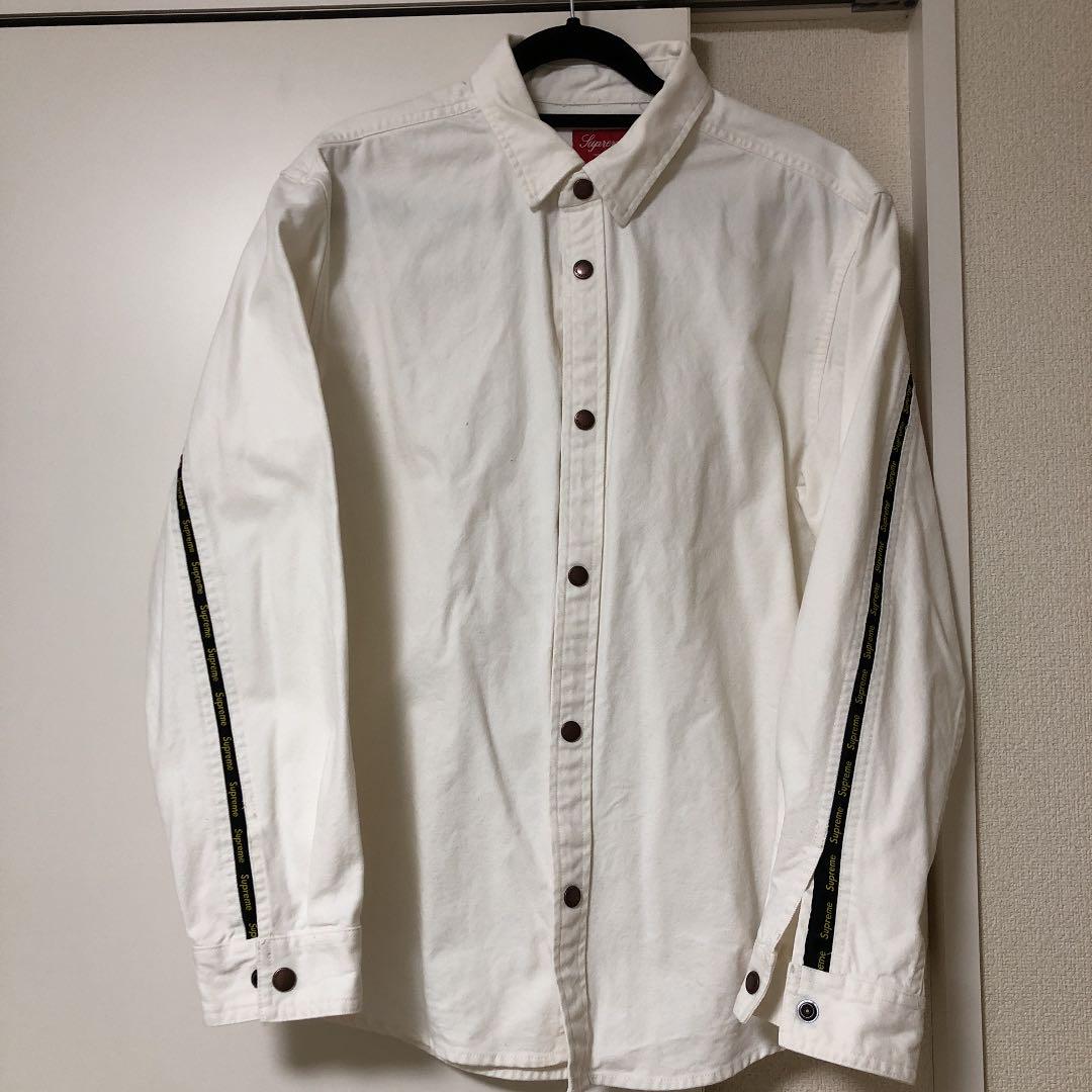 supreme ホワイトデニムジャケット