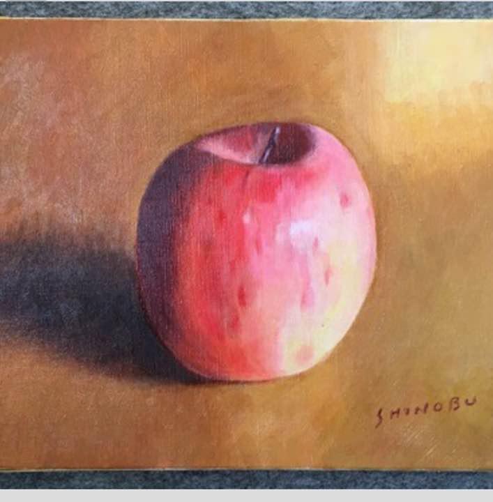 油絵 絵画 【リンゴ農園】 絵画 HR 通販 16568698｜Creema