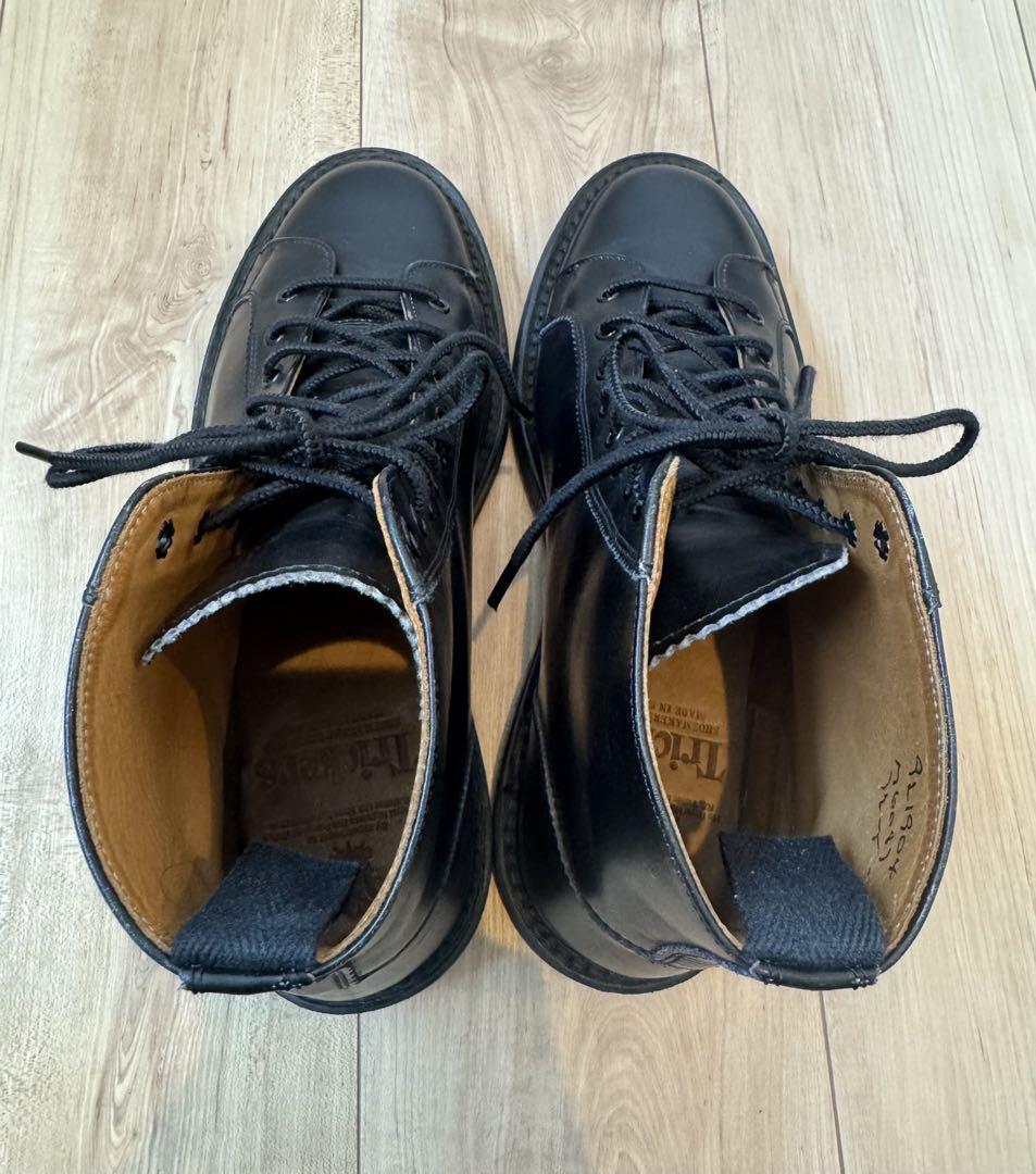 Tricker's モンキーブーツ 9ホール　ブラック7.5 Tricker's（トリッカーズ）モンキーブーツ（リッジウェイソール