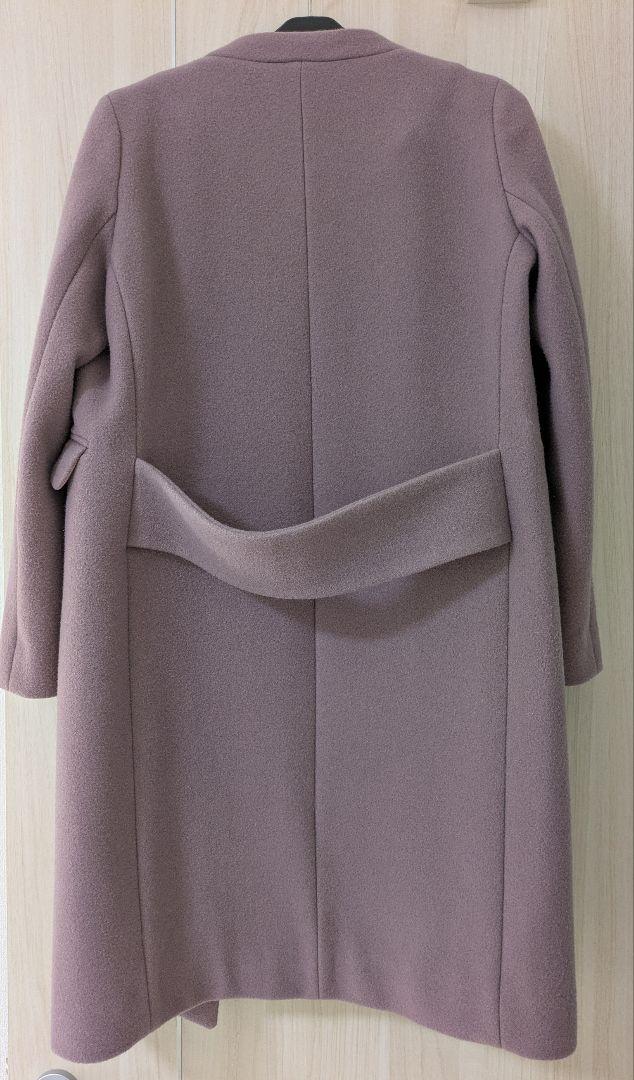 スローブイエナ 2wayノーカラーコート サイズ36 442【美品】SLOBE IENA スローブイエナ コート ノーカラー 36