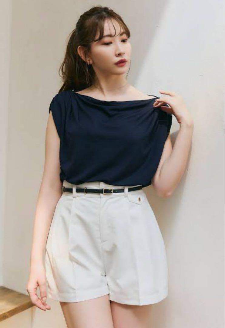 正規品【navy】Her lip to ハーリップトゥ Venus Topトップス
