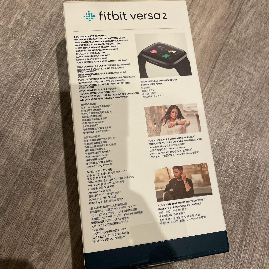 お得正規店 hiroさま専用 Fitbit versa2 ブラック スマートウォッチ TJNkW-m57414540727 豊富なお得