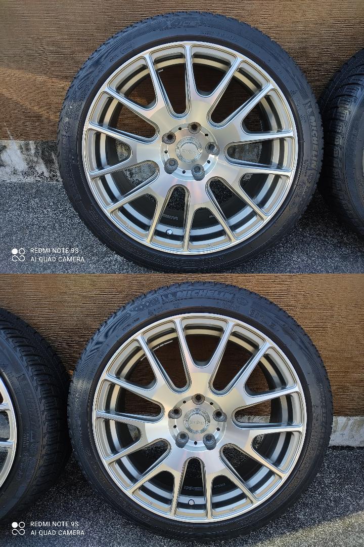 メルカリ 美品 ホイールスタッドレス7 5j 18 215 45r18 4本セット タイヤ ホイールセット 29 999 中古や未使用のフリマ