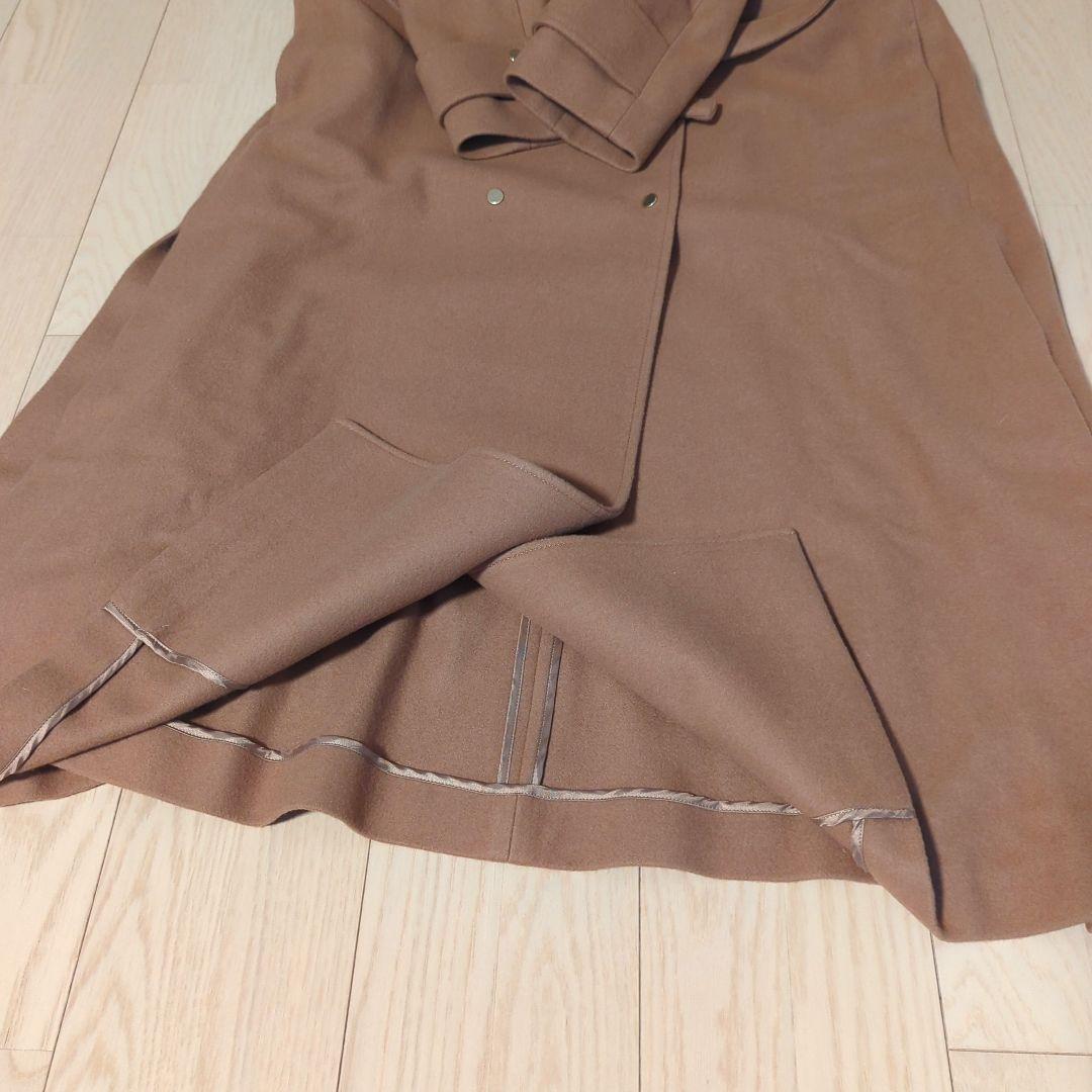 Ameri（アメリ）の「BELT FLARE LONG COAT（チェスターコート