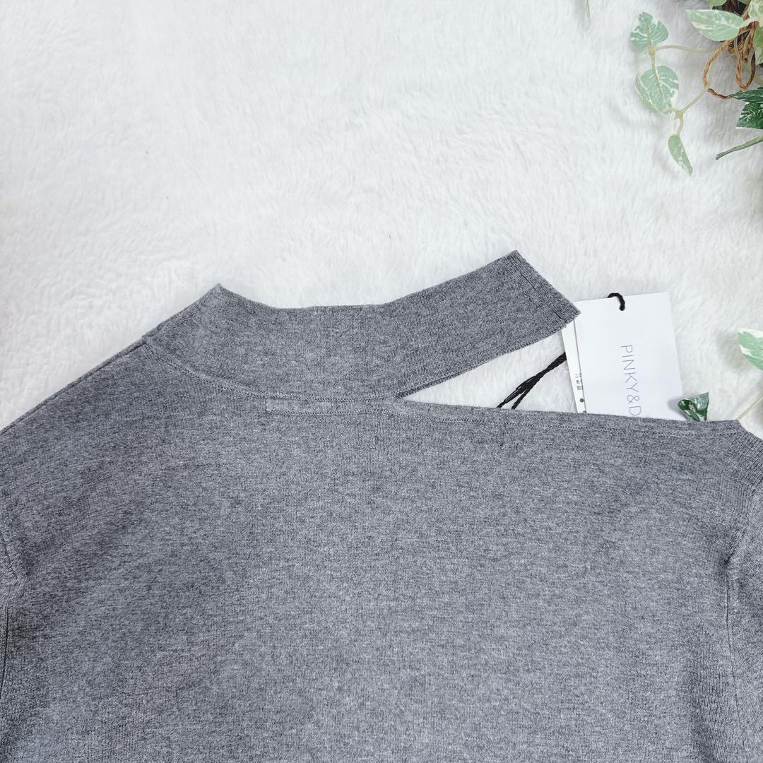 ピンキーアンドダイアン　デザインカットソー　Tシャツ レーヨン　M