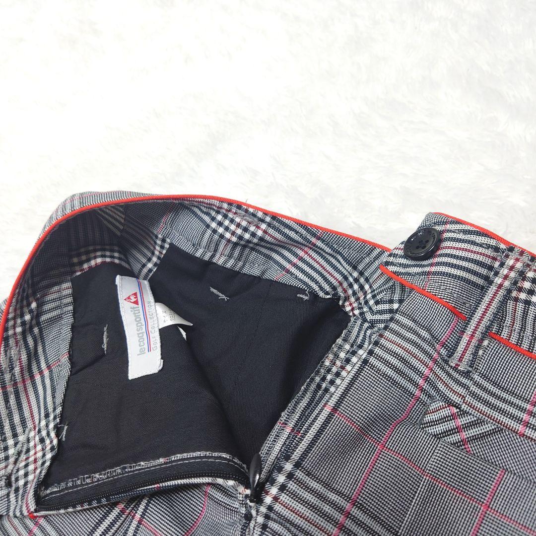 【極美品】ルコック グレンチェック　ゴルフ　スカート　プリーツ