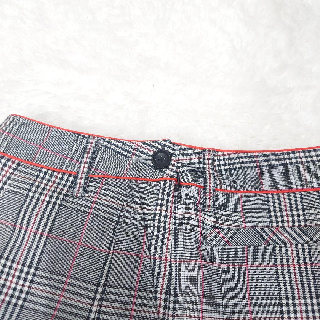 【極美品】ルコック グレンチェック　ゴルフ　スカート　プリーツ