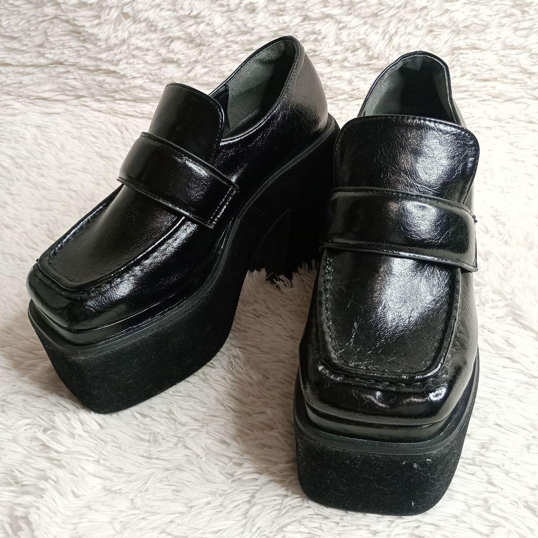 美品✨️ EMODA ソリッドチャンキーローファー Sサイズ