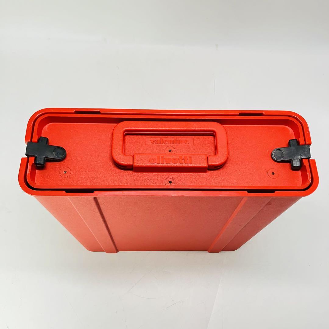 【美品・匿名配送】Olivetti valenetimeタイプライター 赤バケツ