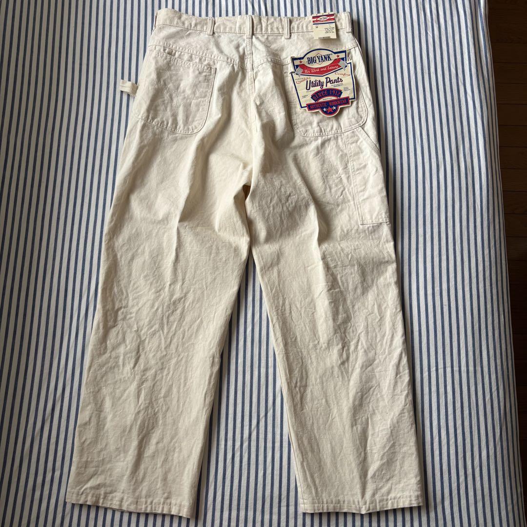 W38 L29｜80s USA製 ビッグヤンク ペインターパンツ 生成り