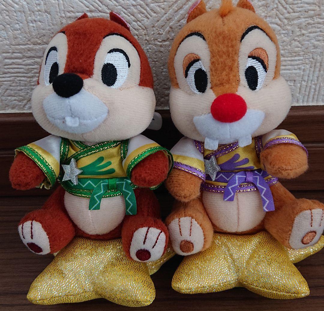 絶対的な信頼 ディズニー・チップとデール ・七夕ぬいぐるみ・キーホルダー キャラクターグッズ