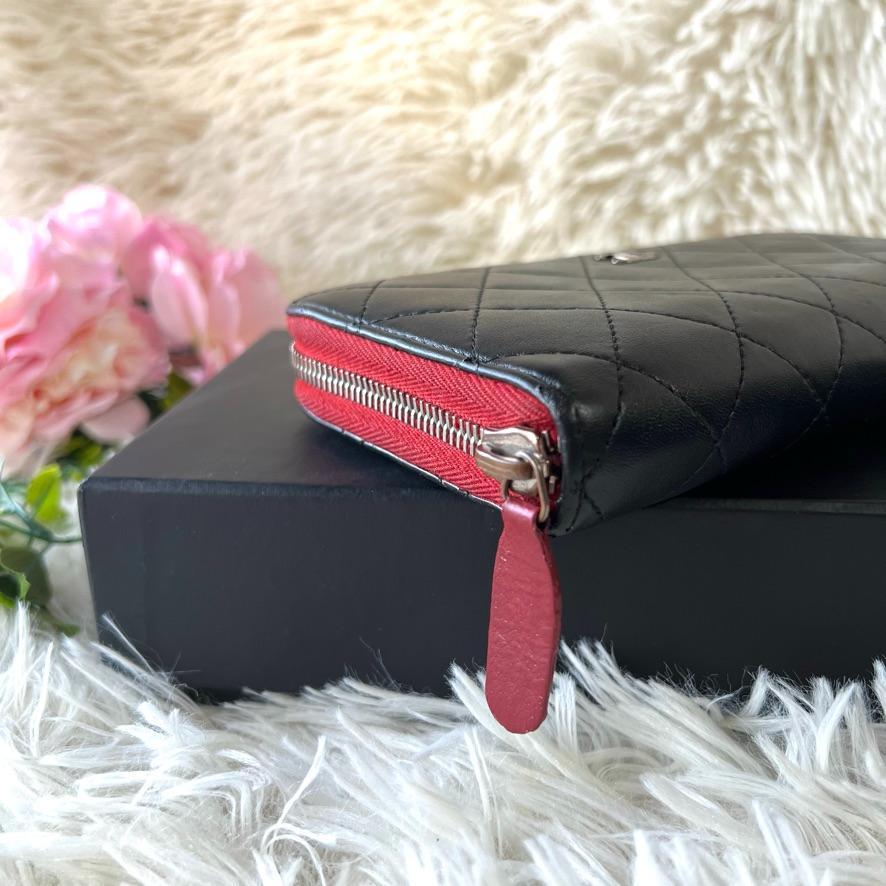 み*)様 ★美品★ CHANEL マトラッセ ラムスキン ココマーク 長財布 フ