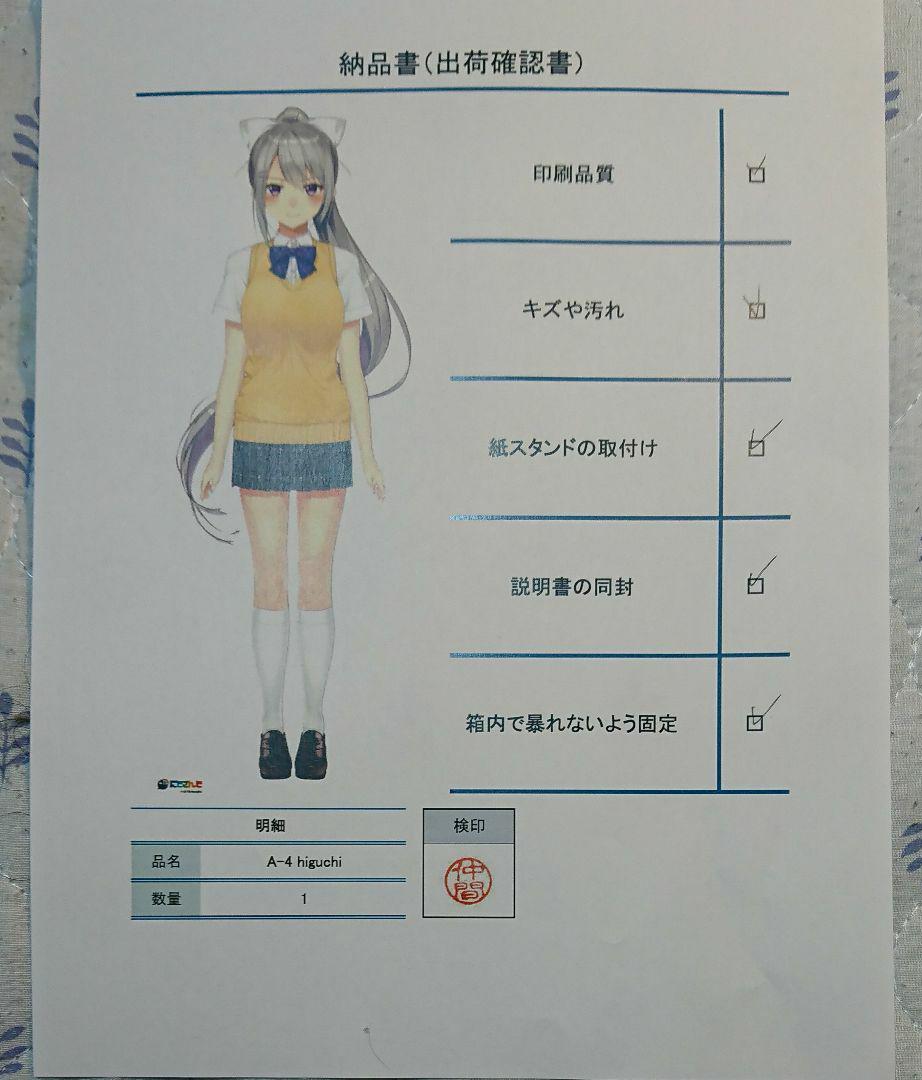にじさんじくじ A賞 等身大パネル 樋口楓 - メルカリ