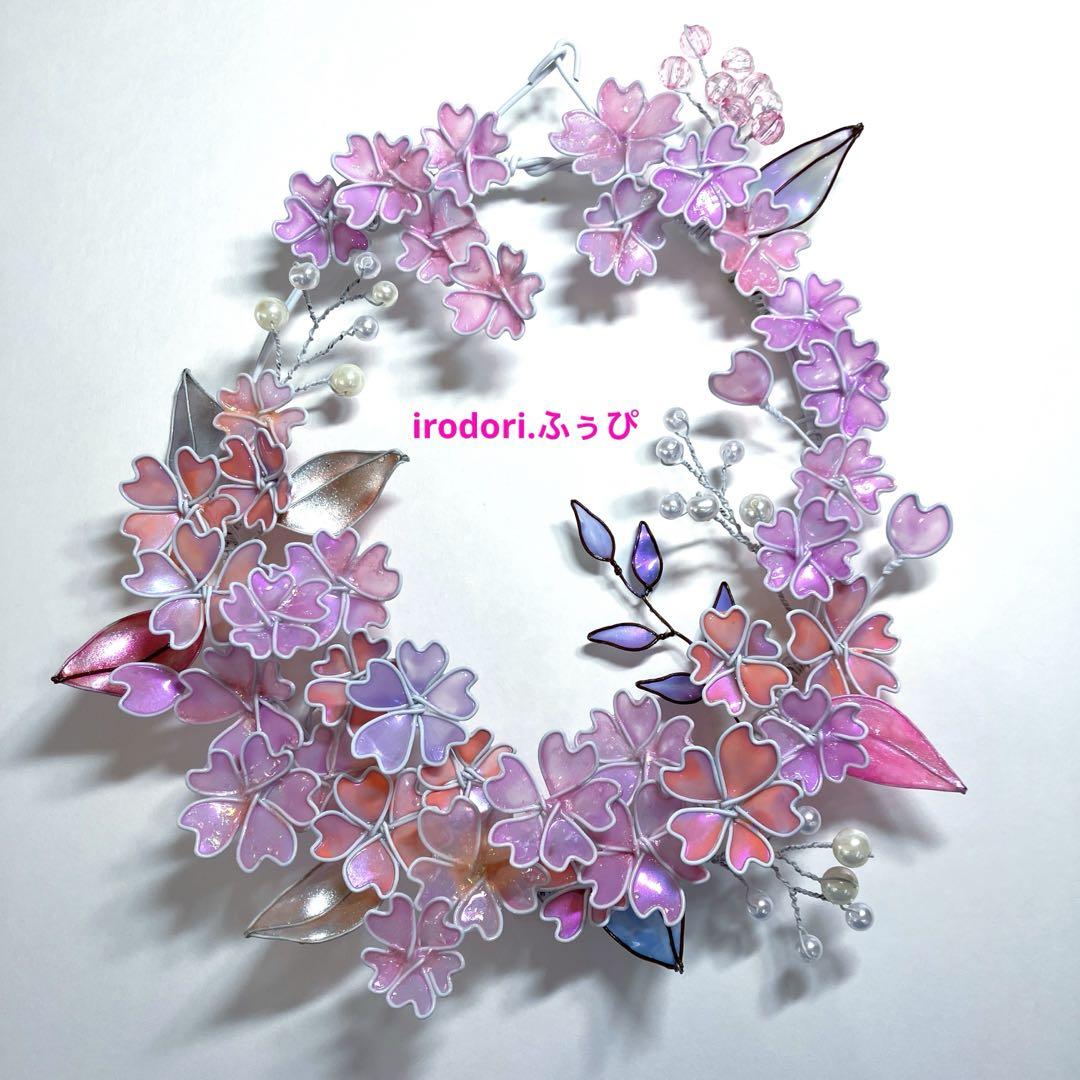 アウトレット ショップハンドメイド・手芸 - 大きな桜オーバル
