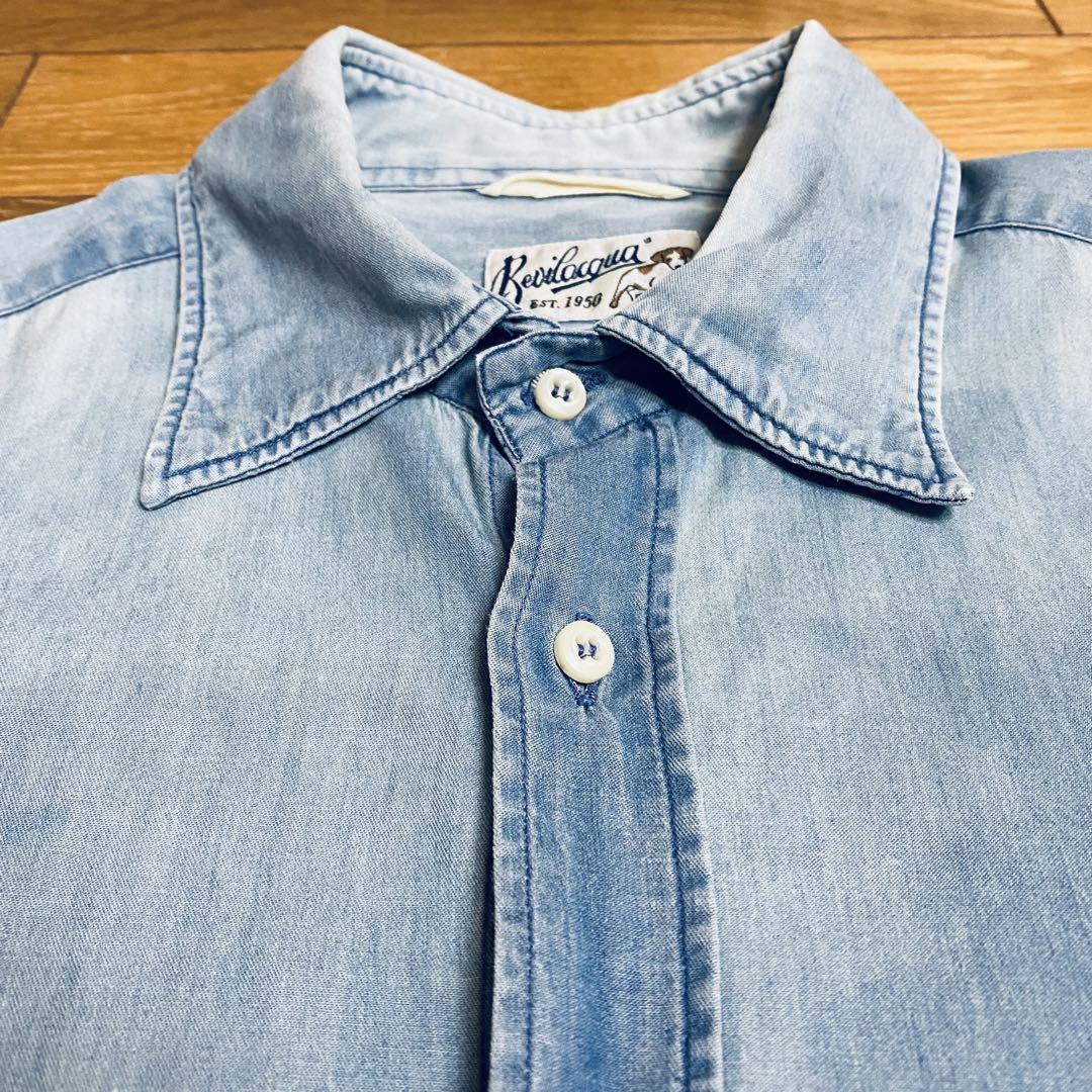 BEVILACQUA シャツ　ヴィンテージ加工　S