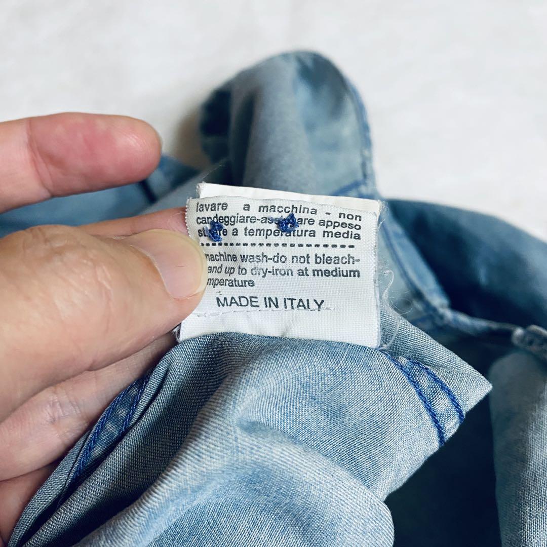 BEVILACQUA シャツ　ヴィンテージ加工　S