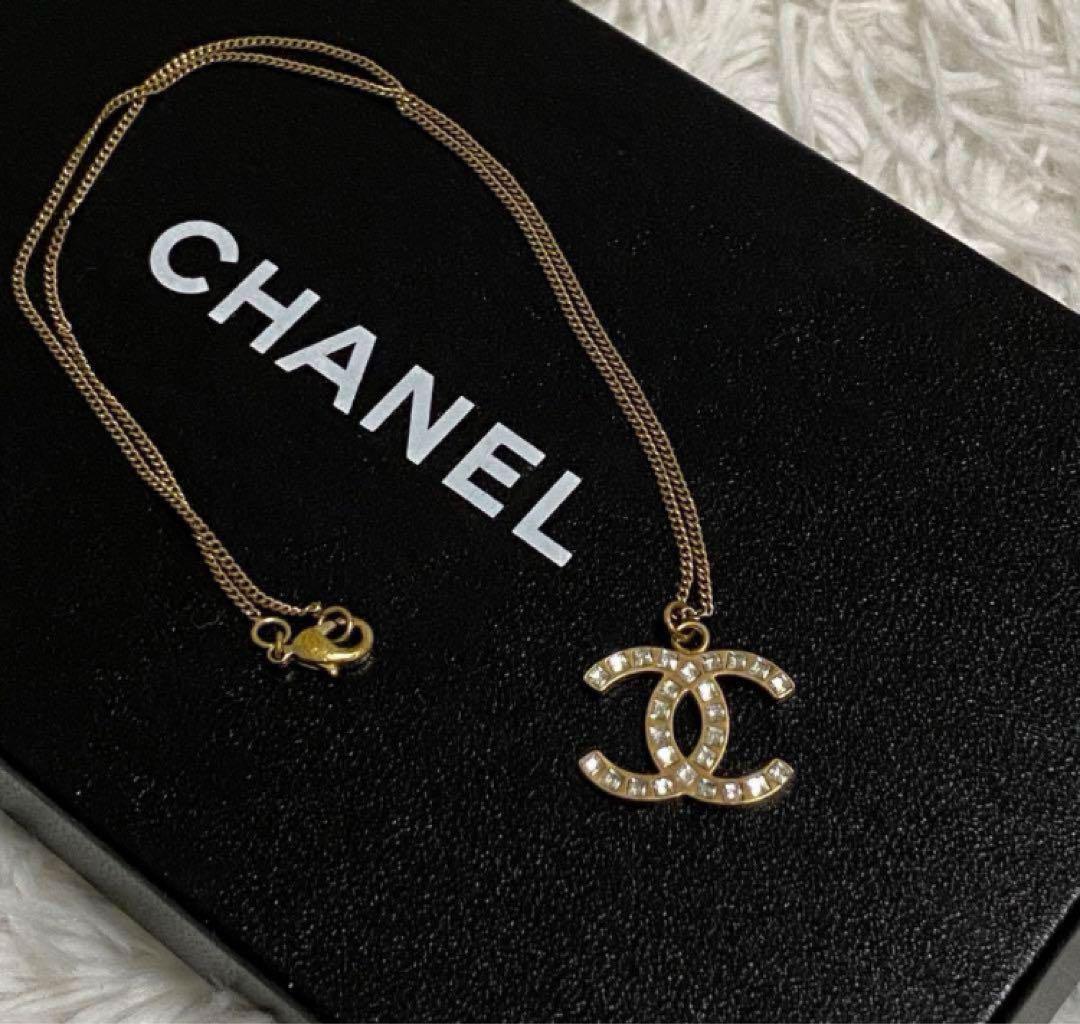 CHANELアクセサリー ネックレス ココマークラインストーン 画像8