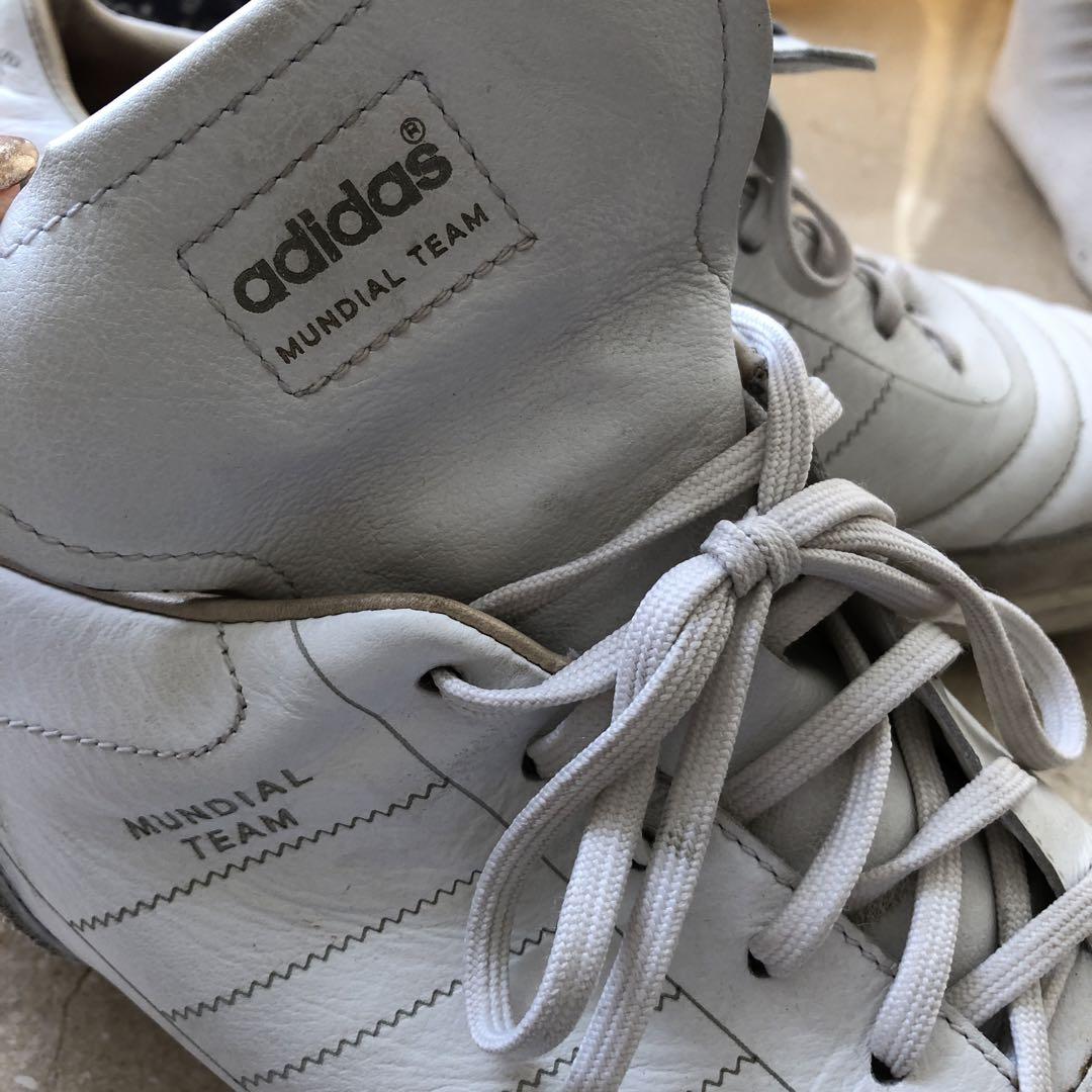 Adidas Mundial Team ホワイトレザー トレーニングシューズ27