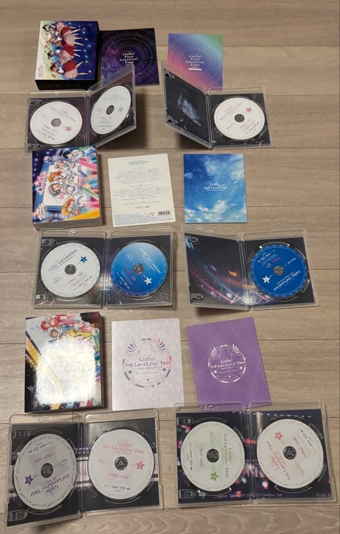 ラブライブ！スーパースター!! Liella! ライブブルーレイ3つセット