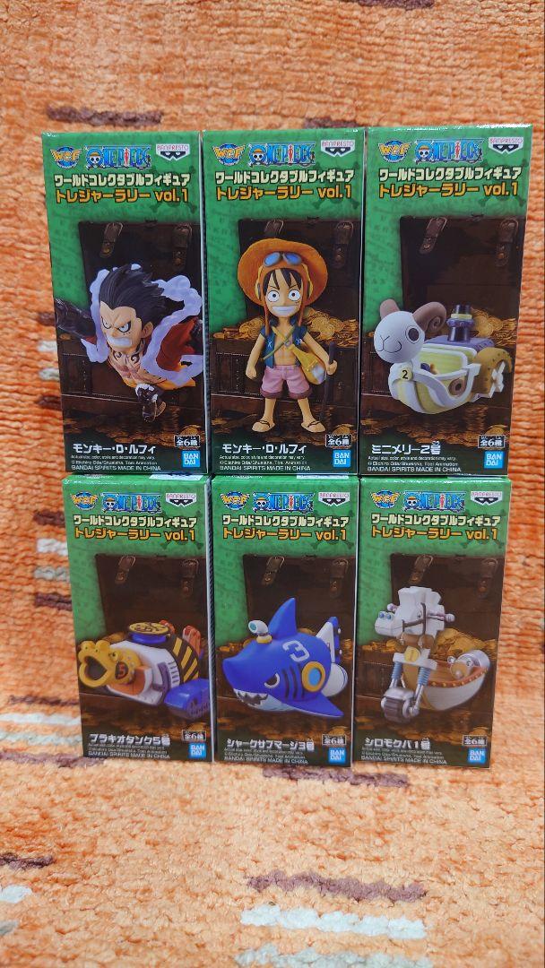 ワンピース ワーコレ 6点セット トレジャーラリー 1 海外正規品 ワンピース ワーコレ 6点セット トレジャーラリー 1 海外正規品
