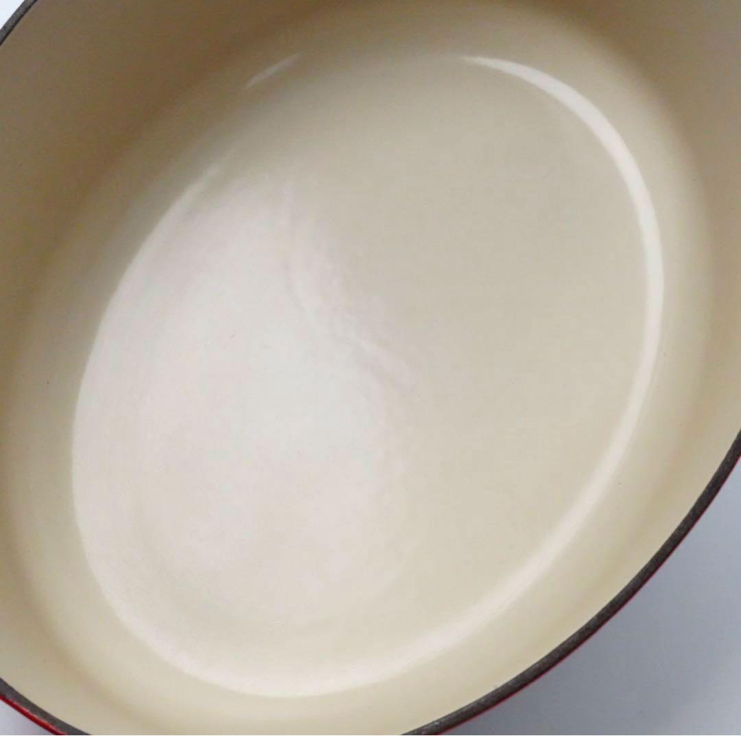 【美品】LE CREUSET　ココット オーバル チェリーレッド　29cm