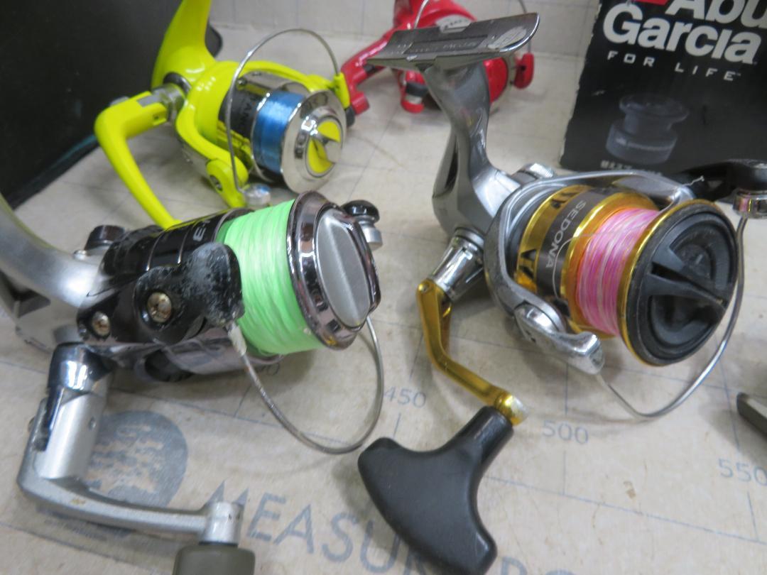SHIMANO 他Abu Garcia スピニングリール まとめて
