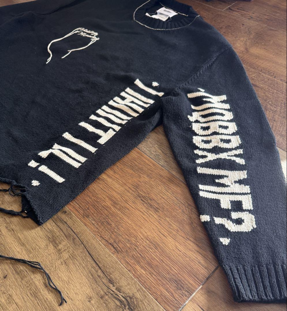 トップス Doublet Hidden message knitwear