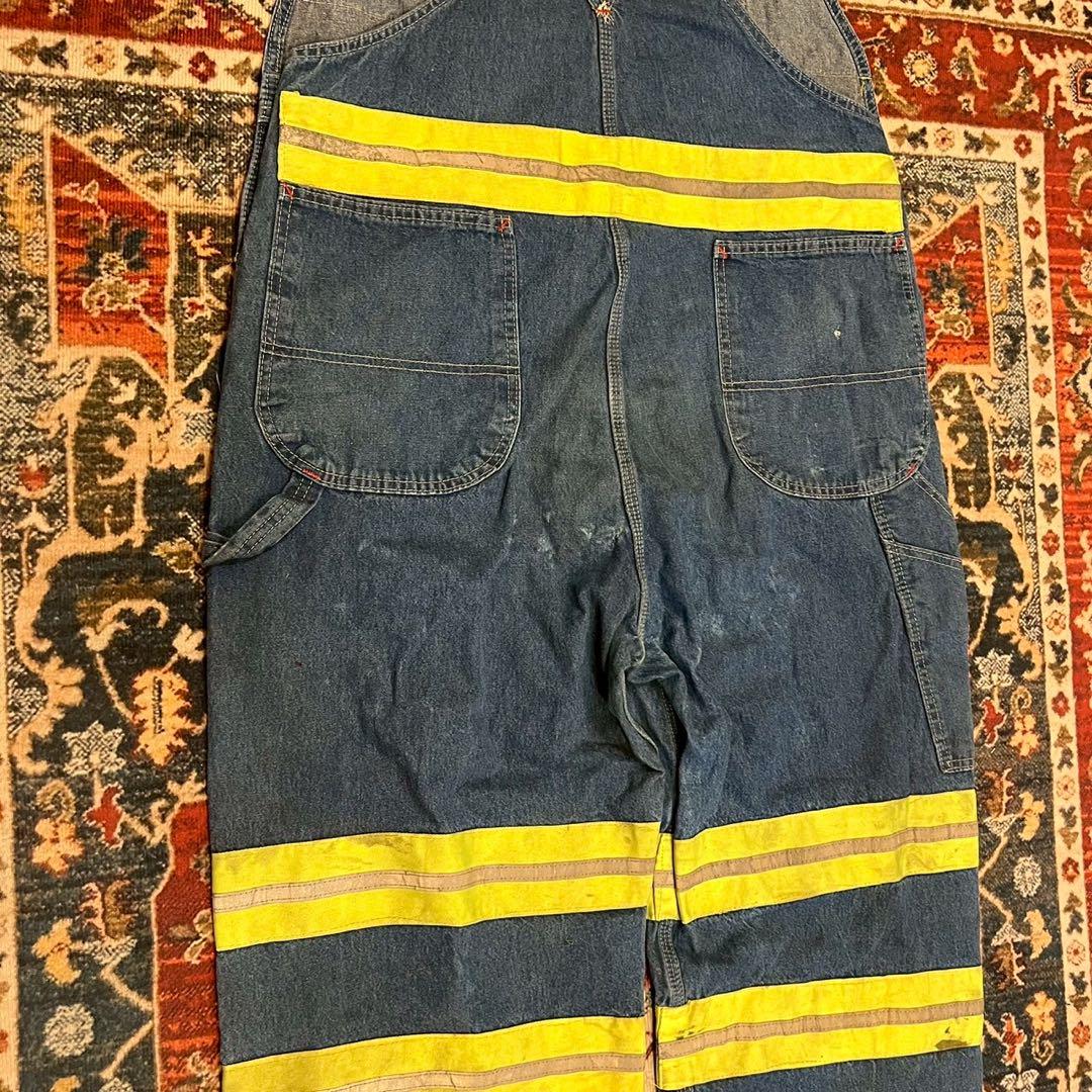 00s Dickies デニム オーバーオール リフレクター つなぎ W42