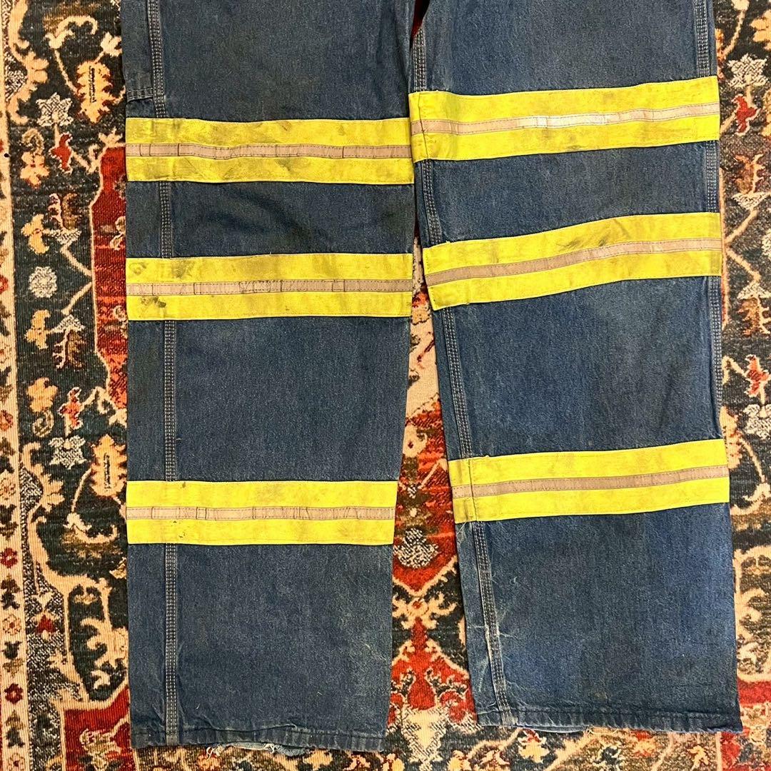 00s Dickies デニム オーバーオール リフレクター つなぎ W42
