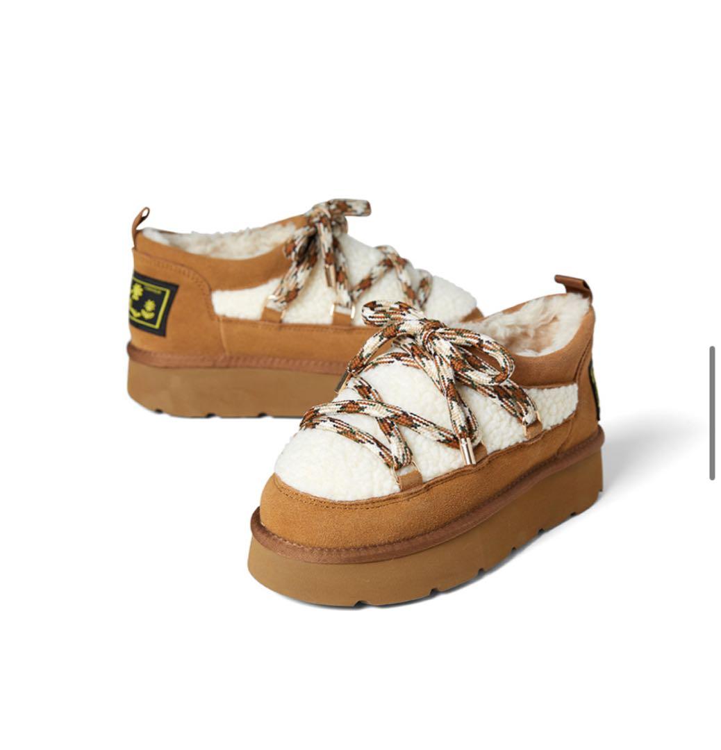 Mardi Mercredi スリッポン　ブーツ　ムートン　韓国