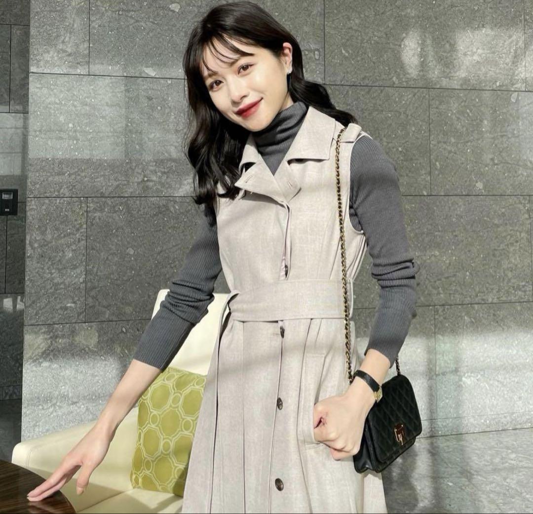 Sleeveless Coat Dress – L'AUBE BLANC