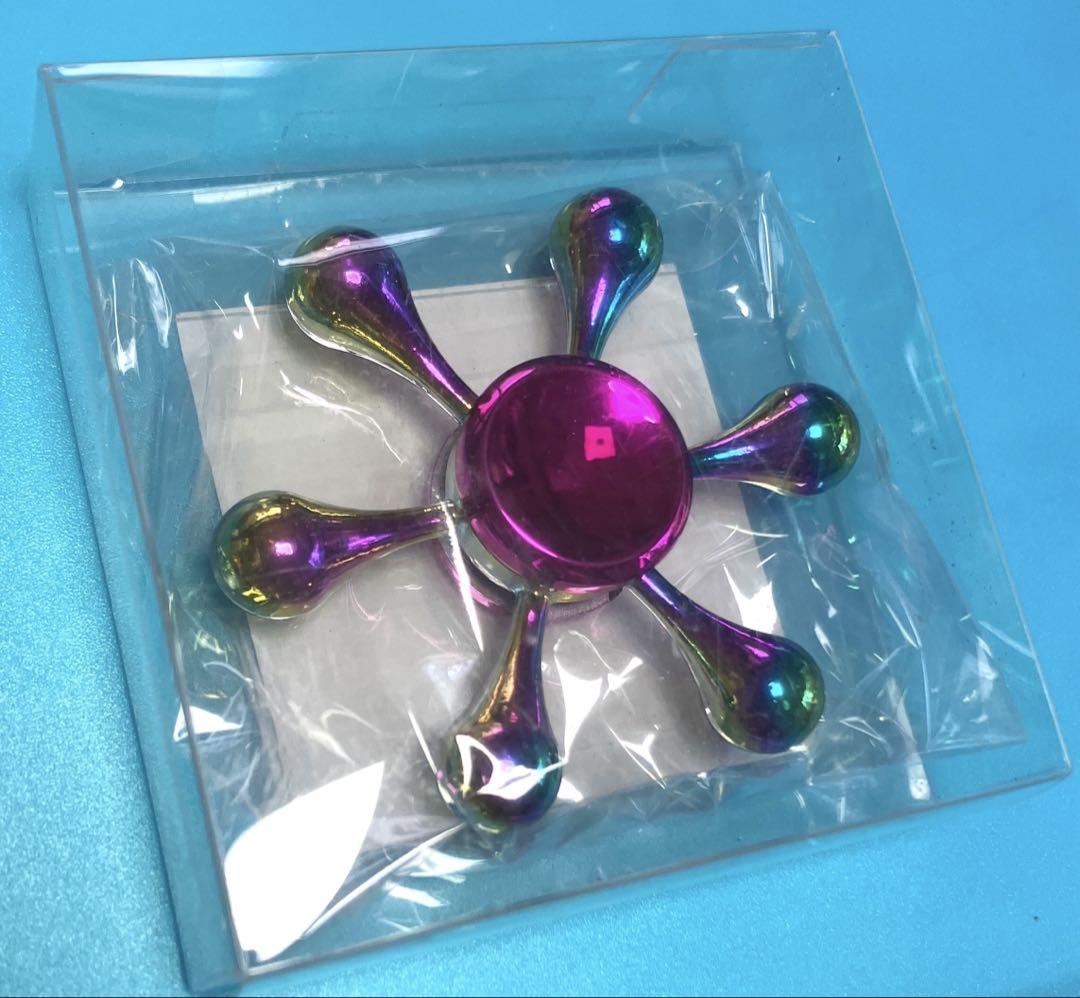 ハンドスピナー レインボー オーロラ その他