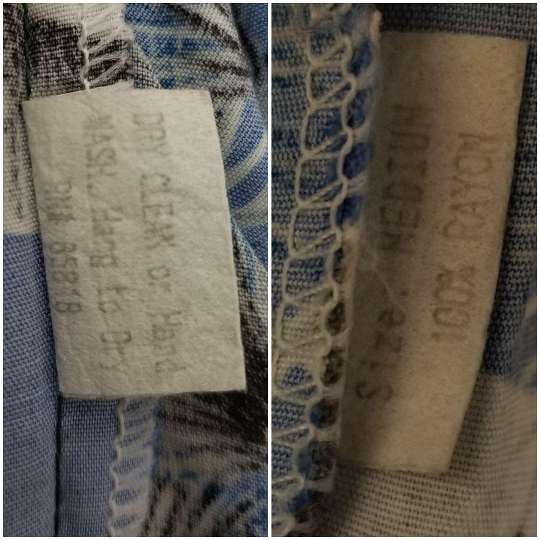 アロハシャツ made in HAWAII 和柄 はやぶさ 松 M表記大きめ
