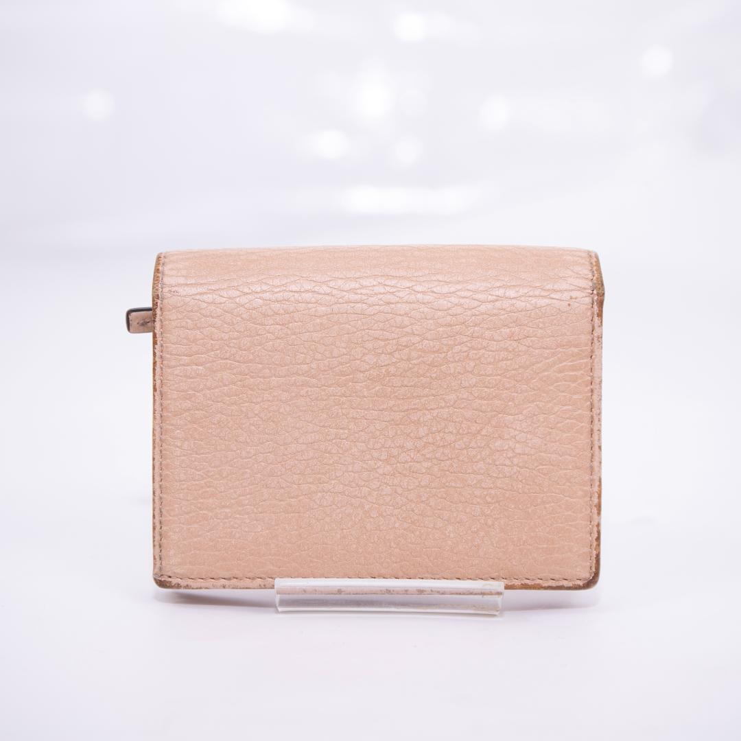 グッチ GUCCI レザー二つ折り財布 GGマーモント ミニ財布