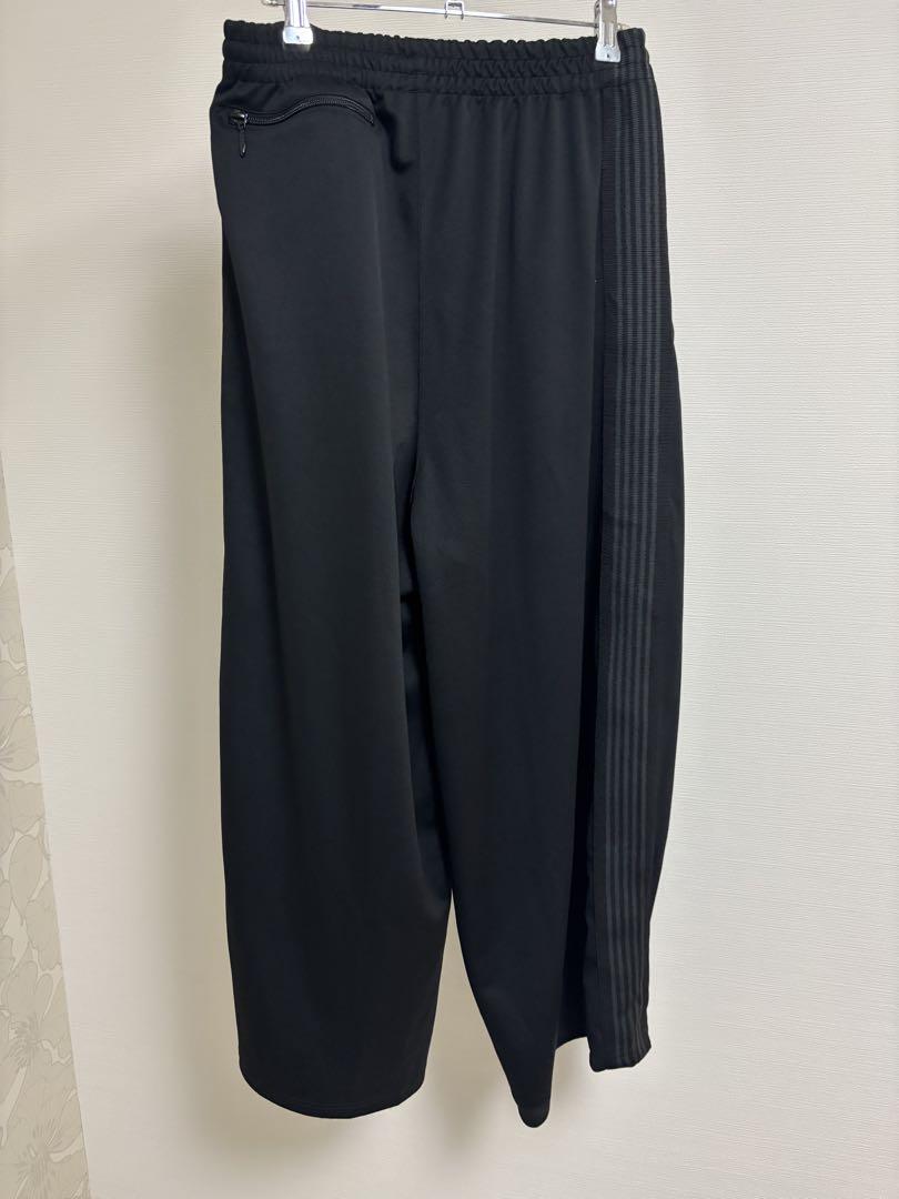 needles studious 別注 ヒザデルトラックパンツ ブラック xs