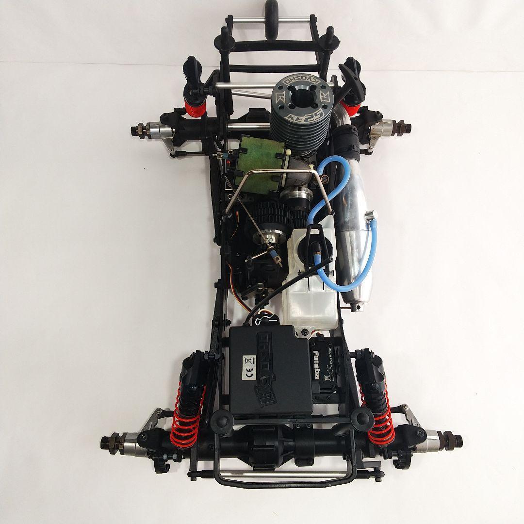 京商 マッドクラッシャー 4WD エンジンカー ラジコン 改造多数 現状販売品