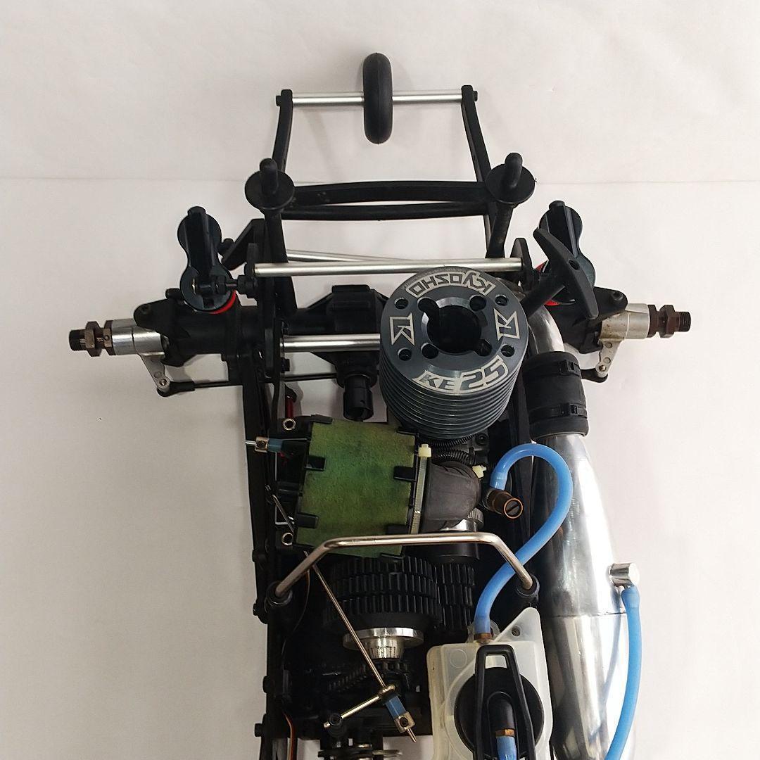 京商 マッドクラッシャー 4WD エンジンカー ラジコン 改造多数 現状販売品