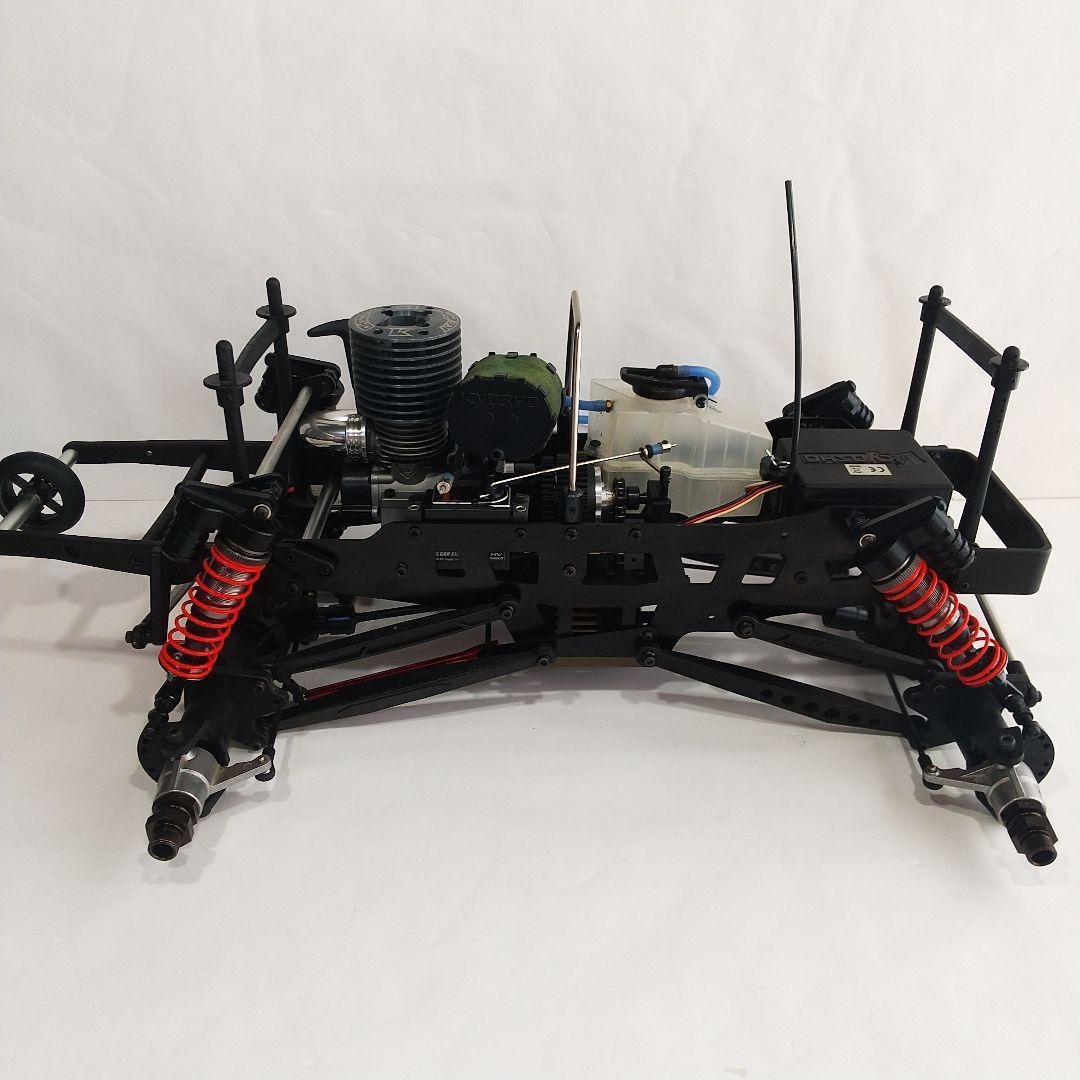 京商 マッドクラッシャー 4WD エンジンカー ラジコン 改造多数 現状販売品