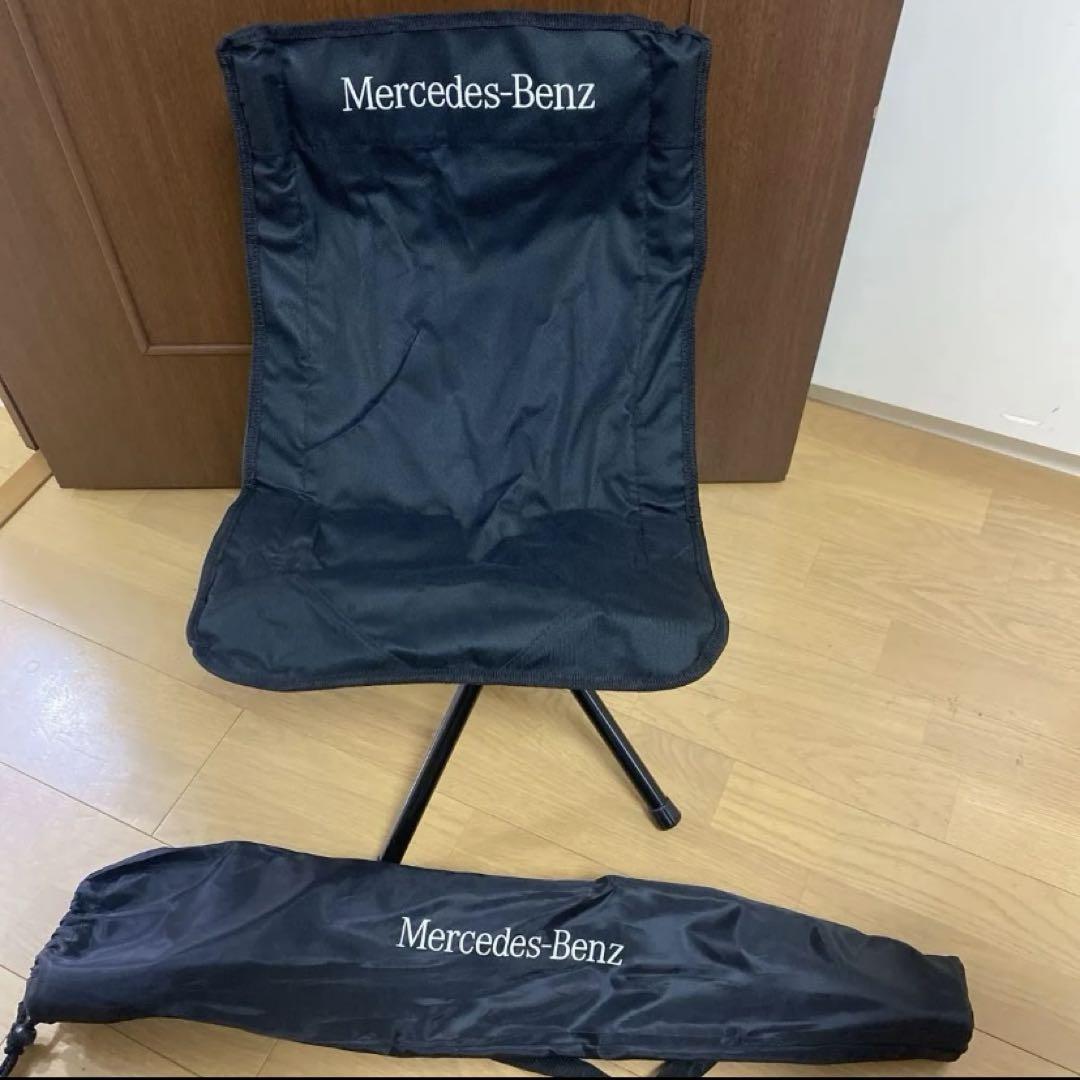 【非売品】ブラックリンメルセデスベンツノベルティ　折りたたみチェア（椅子）