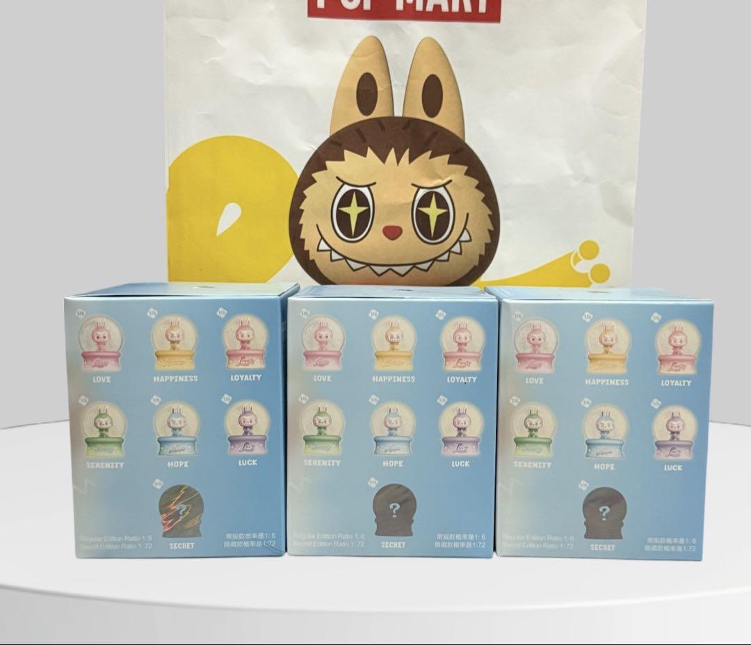 ポップマート ラブブ クリスタルボール 未開封3つセット