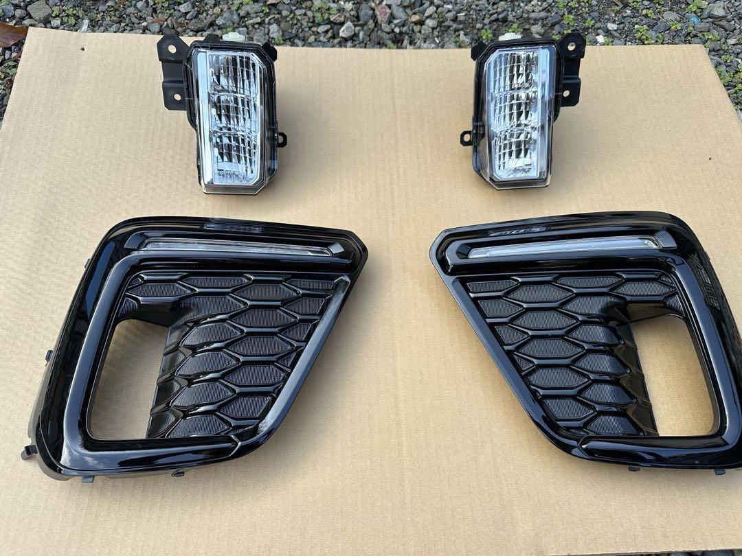 SK フォレスター 純正 LEDフォグ&ライナー フォグカバー 左右セット