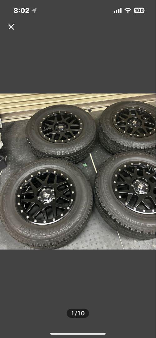 kMCホイールXD127bully１６インチ　サテンブラック